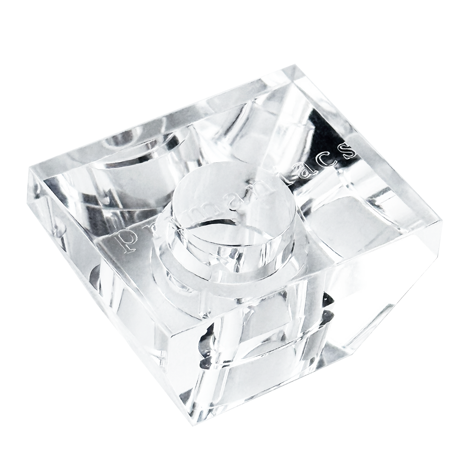 天面中央にブランドロゴを刻印