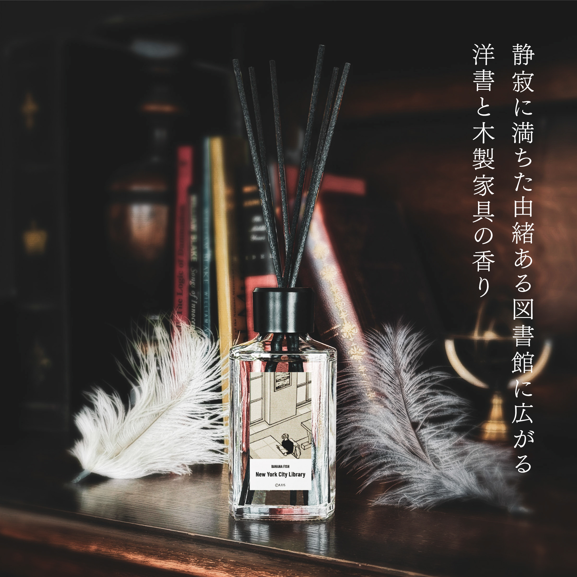 静寂に満ちた由緒ある図書館に広がる 洋書と木製家具の香り